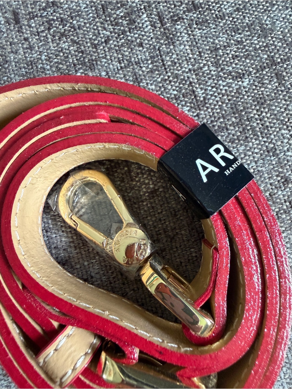Arcadia Patent Shoulder Bag in Camel - Picture 13 of 14